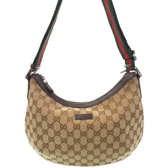 Gucci Bag Shoulder Canvas GG Bag Messenger - Picture 1 of 8